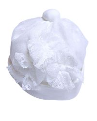 Cappello Aletta Bimba Bianco