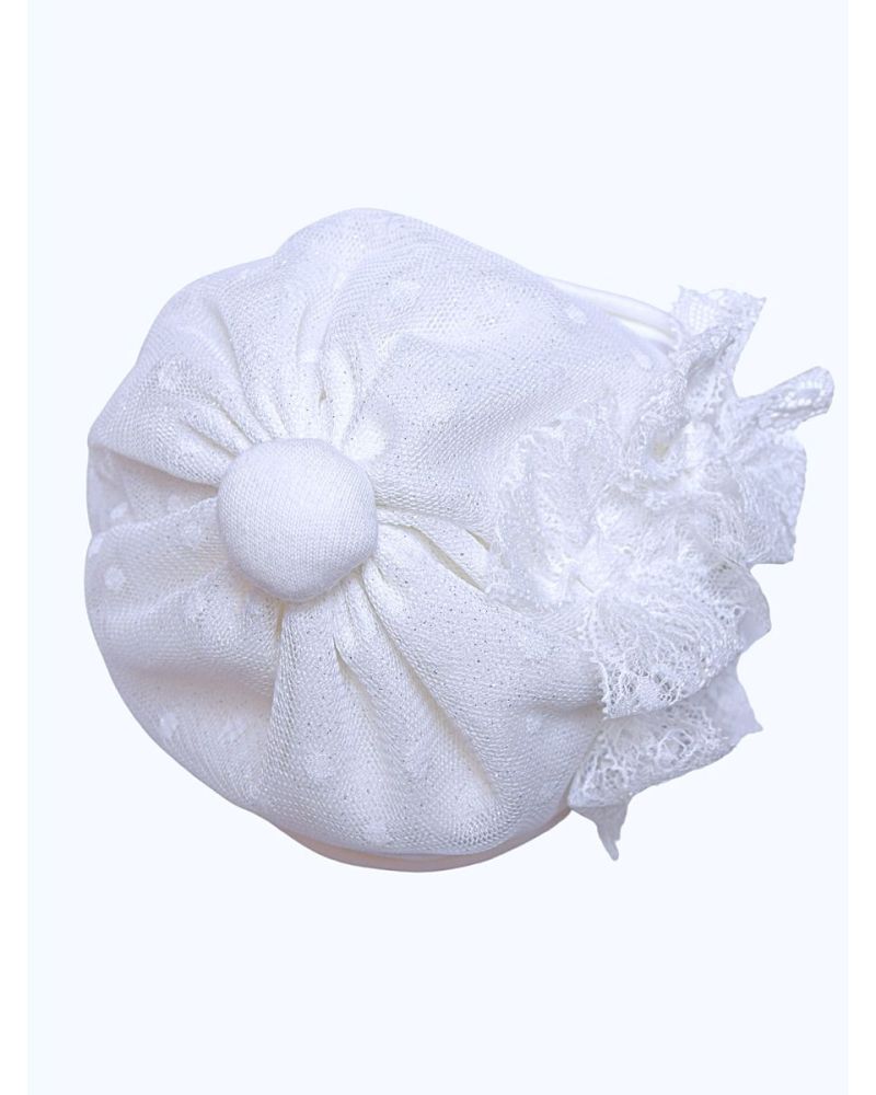 Cappello Aletta Bimba Bianco - Autunno/Inverno