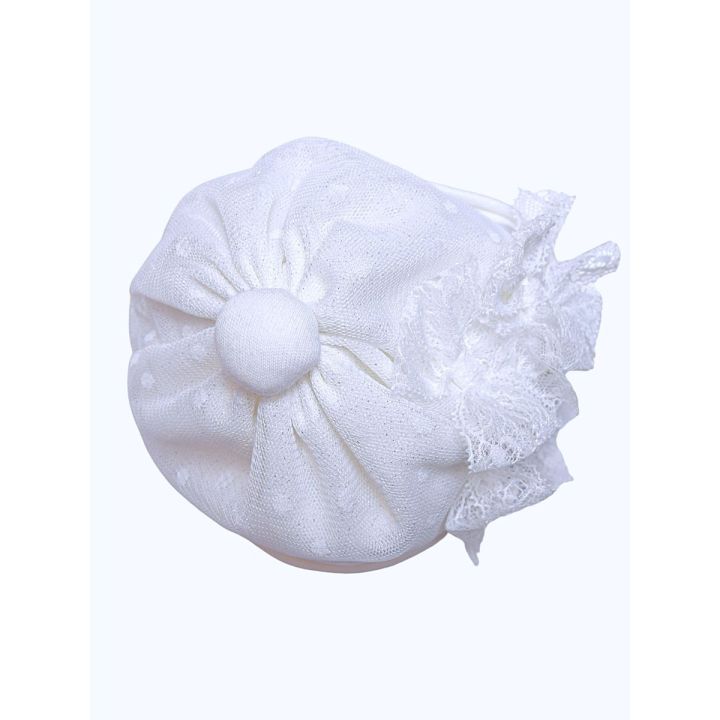 Cappello Aletta Bianco Bimba | Tamaiti