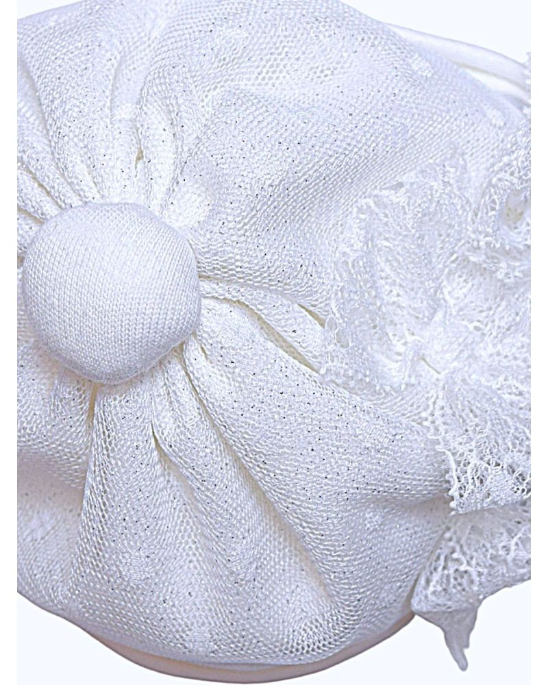 Cappello Aletta Bimba Bianco - Autunno/Inverno