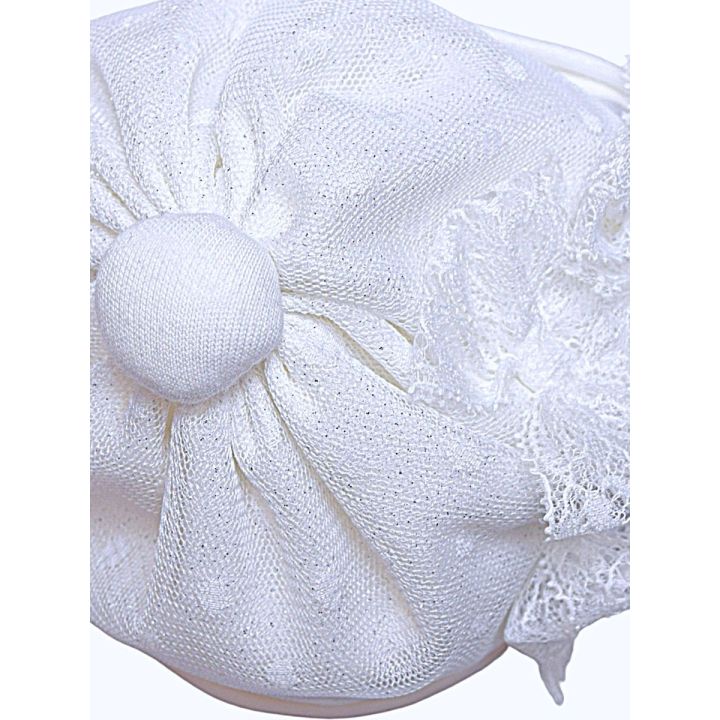 Cappello Aletta Bimba Bianco - Autunno/Inverno