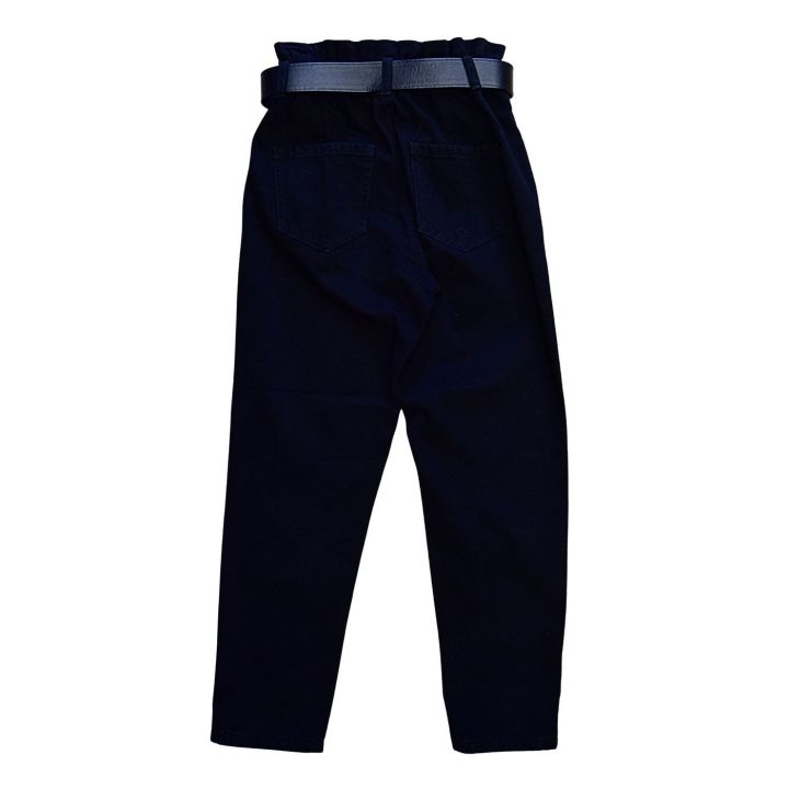Pantaloni Manila Grace Nero Bambine E Ragazze | Tamaiti