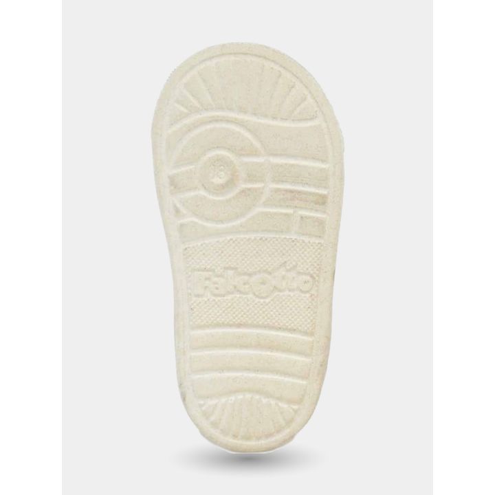 Suola color panna delle sneakers Falcotto oro