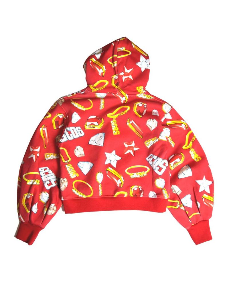 Felpa GCDS Bambine e ragazze Rosso - Autunno/Inverno