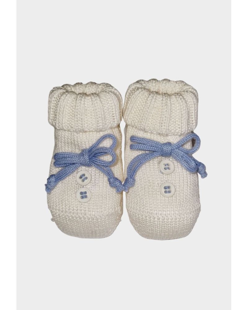 Scarpa da cerimonia Aletta Bimbo Bianco/ Celeste - Autunno/Inverno